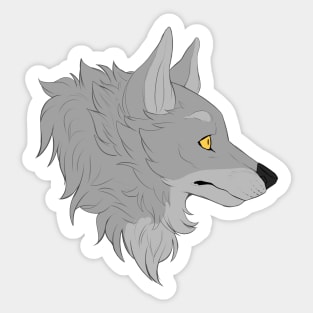 Grey Wolf Sticker